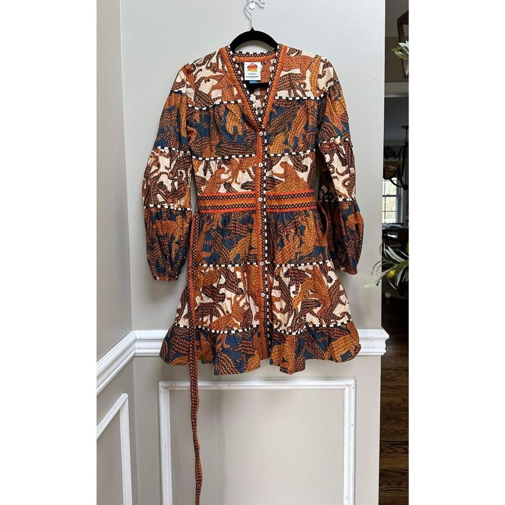 FARM Rio Multicolor Patterned Mini Dress - Picture 6 of 9